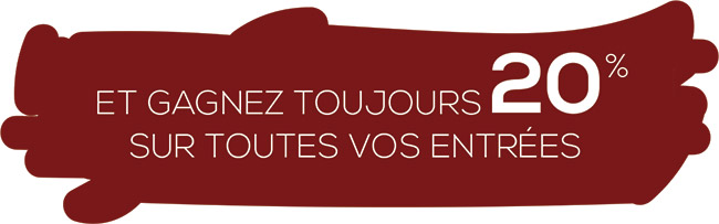 Toujours une économie de 20%